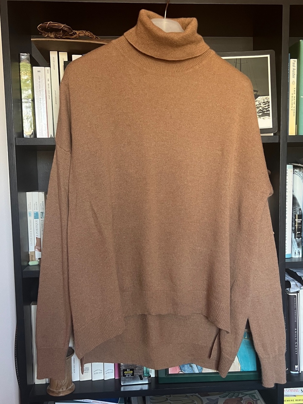 Women’s Turtleneck Sweater - Camel